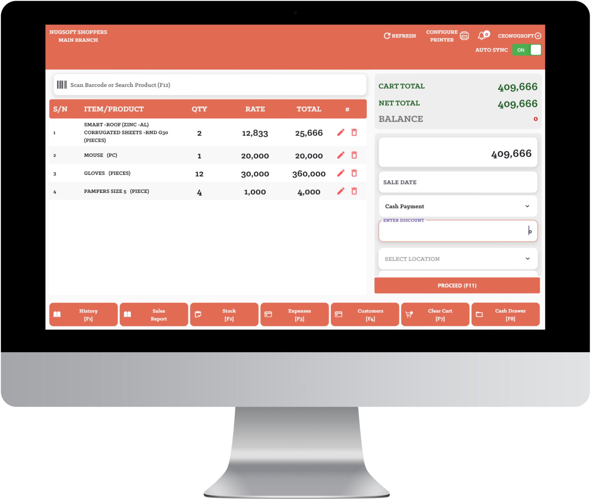 Customer and transaction workflow